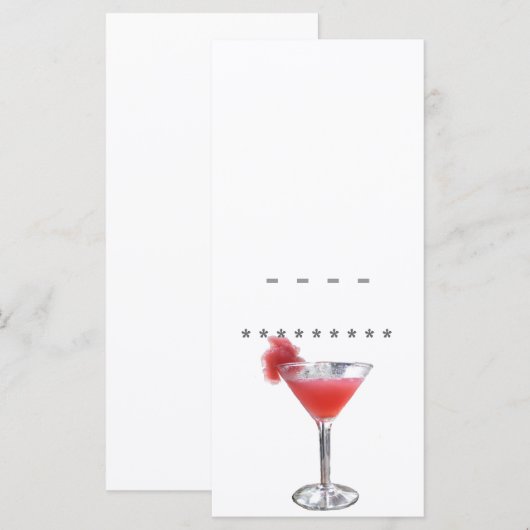 Foldover Place Cards (Voorkant / Achterkant)