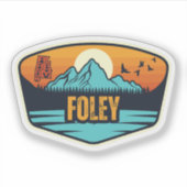 Foley, Alabama Sticker (Voorkant)