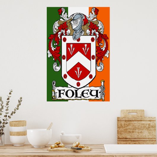 Foley Coat of Arms Print (Keuken)
