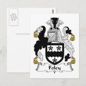 Foley Family Crest Briefkaart (Voorkant / Achterkant)