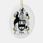 Foley Family Crest Keramisch Ornament (Rechts)