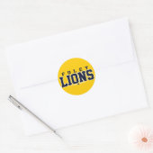 Foley High School; Lion Ronde Sticker (Envelop)