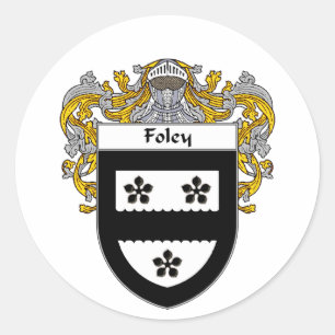 Foley Wapen (gemanteld) Ronde Sticker