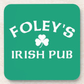Foley's Ierse Pub Bier Onderzetter (Voorkant)