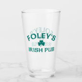 Foley's Ierse Pub Glas (Voorkant)