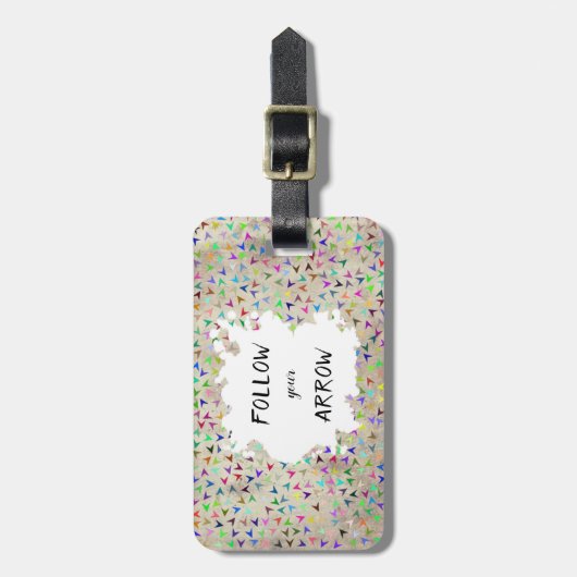 Folge deinem Pfeil Bagagelabel (Voorkant verticaal)