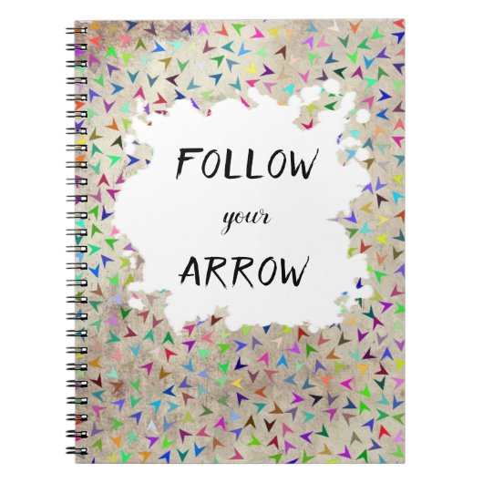 Folge deinem Pfeil Notitieboek (Voorkant)