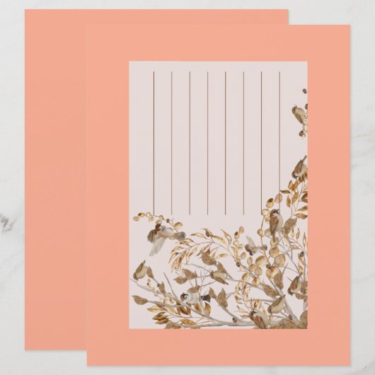 Folha pardais com envelope (Voorkant / Achterkant)