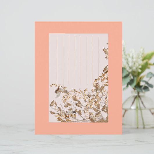 Folha pardais com envelope (Staand voorkant)
