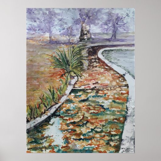 Folhas caídas poster (Voorkant)