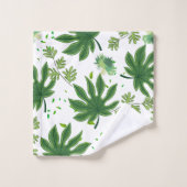 Folhas Verdes Bad Handdoek (Wasdoekje)