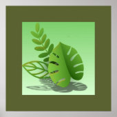 Folhas Verdes Poster (Voorkant)