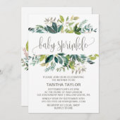 Foliage Baby Sprinkle Kaart (Voorkant / Achterkant)