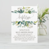 Foliage Baptisme Kaart (Staand voorkant)