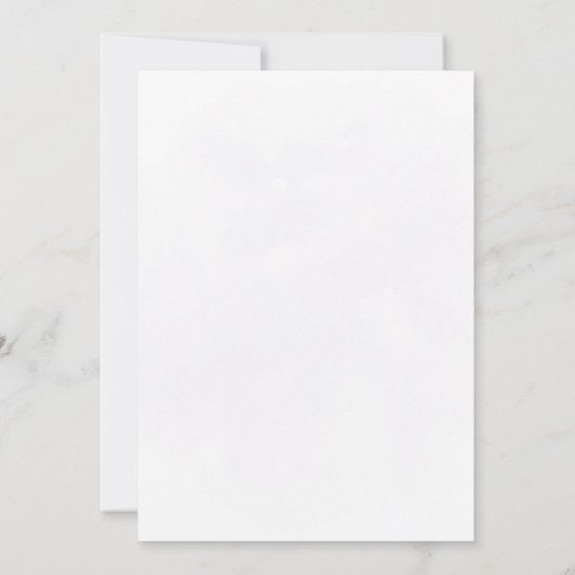 Foliage Bord Lavendel Splash Wedding Kaart (Achterkant)