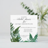 Foliage Botanisch Vrijgezellenfeest | Vierkant Kaart (Staand voorkant)