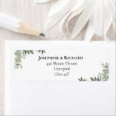 Foliage Bouquet Return Address Label (Insitu)