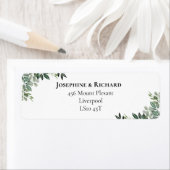 Foliage Bouquet Return Address Label (Insitu)