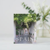 Foliage Covered Walkway, Spanje Briefkaart (Staand voorkant)