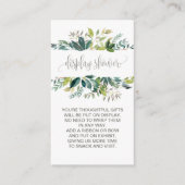 Foliage Display Shower Informatiekaartje (Voorkant)