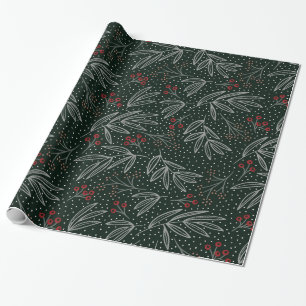 Foliage en bessen cadeaupapier