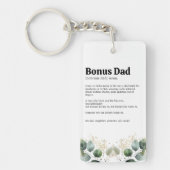 Foliage Eucalyptus Bonus Dad Definitie Sleutelhanger (Voorkant)