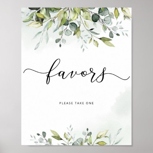 Foliage eucalyptus Favor, neem er een Poster (Voorkant)