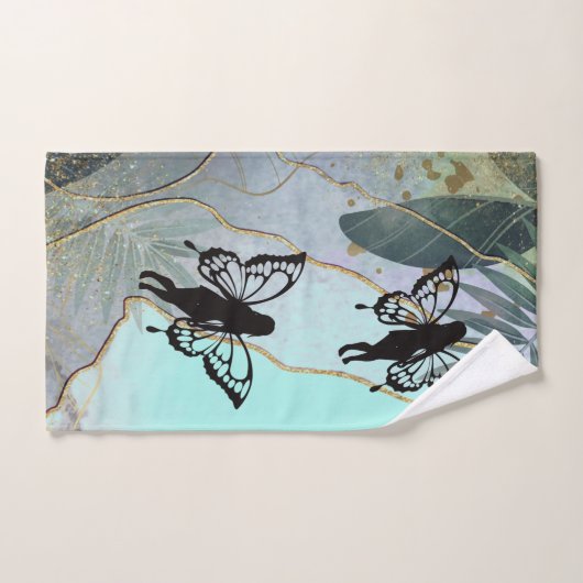 Foliage Fantasy feeën gepersonaliseerd Bad Handdoek (Handdoek)