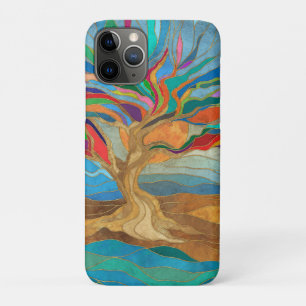 Foliage Fantasy Mozaïek Boom Case-Mate iPhone Case