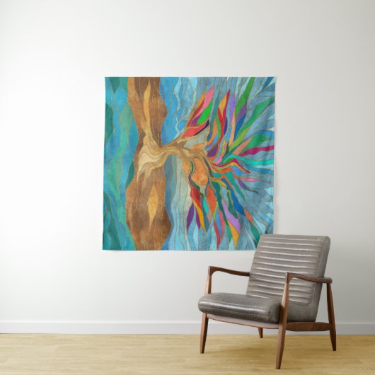 Foliage Fantasy Mozaïek Boom Wandkleed (In Situ (horizontaal))