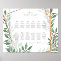 Foliage Faux, geometrisch zitplattegrond