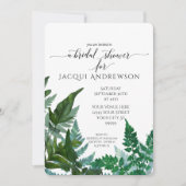 Foliage Forest Botanical Vrijgezellenfeest Kaart (Voorkant)