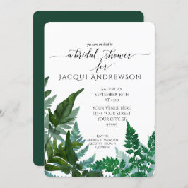 Foliage Forest Botanical Vrijgezellenfeest Kaart