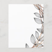 Foliage Geometrische Lijst Flyer (Achterkant)