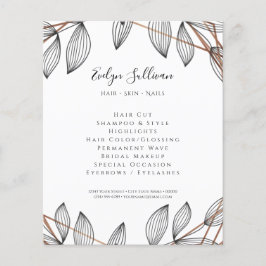 Foliage Geometrische Lijst Flyer