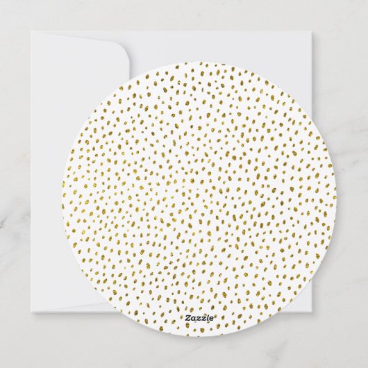 Foliage Glitter Kerstmis Familiefoto Feestdagenkaart (Achterkant)