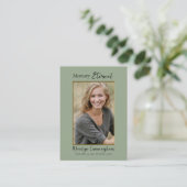 Foliage Gouden Orthodoxe Foto Gedenkteken Gebed Ka Plaatskaartje (Staand voorkant)