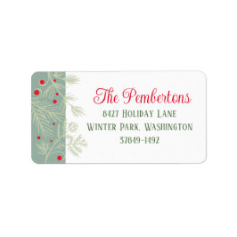 Foliage Greenery Vakantieadres Label