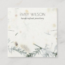 Foliage Handmade Paper Texture Ketting Display