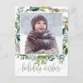 Foliage Holiday maakt kerstfoto Briefkaart (Voorkant)