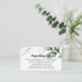 Foliage Honeymoon Fund in plaats van Gifts Informatiekaartje (Staand voorkant)