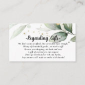 Foliage Honeymoon Fund in plaats van Gifts Informatiekaartje (Voorkant)