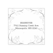 Foliage Ivy retouradres Rubberstempel (Afrduk)