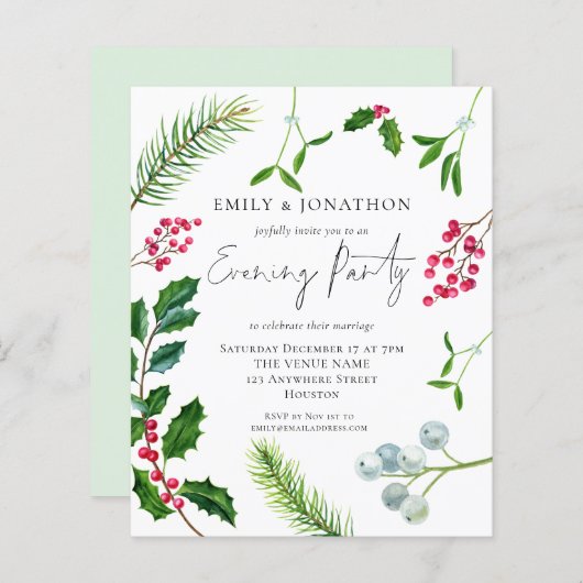 Foliage-kerstfeest-avond (Voorkant / Achterkant)