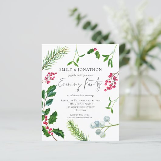 Foliage-kerstfeest-avond (Staand voorkant)