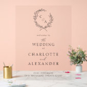  Foliage Krans, Fine Art Acryl Bord (Huwelijk)