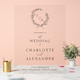  Foliage Krans, Fine Art Acryl Bord