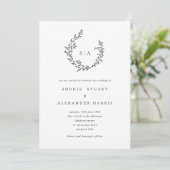 Foliage krans, Klassiek elegant Kaart (Staand voorkant)