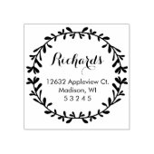 Foliage krans retour adres stempel (Afrduk)