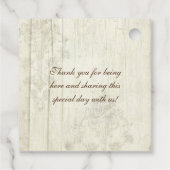 Foliage krans rood bitterzoete Herfst Vrijgezellen Bedankjes Labels (Achterkant)